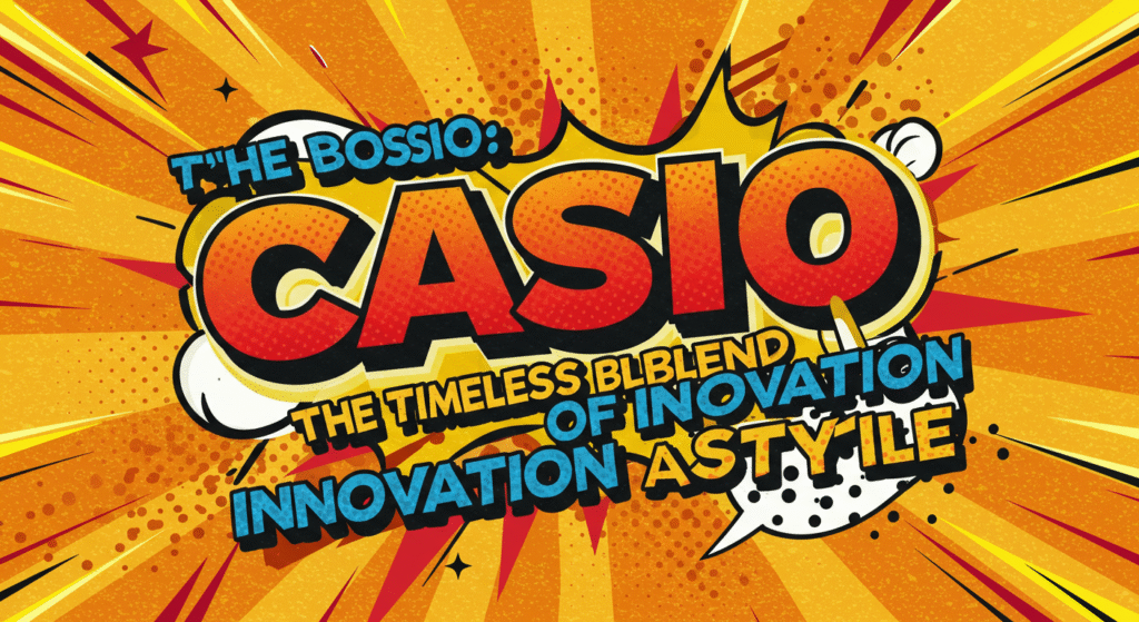 Casîo: The Timeless Blend of Innovation and Style